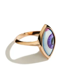 Petit Mauve chevalier ring
