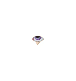 Petit Mauve diamond earring