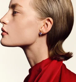 Petit Mauve diamond earring