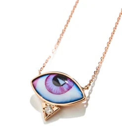 Petit Mauve diamond necklace