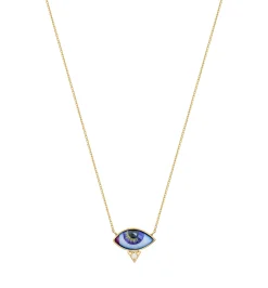Petit Psychedelic Mauve diamond necklace