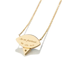 Petit Psychedelic Mauve diamond necklace