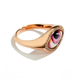 Petit Rose chevalier diamond ring
