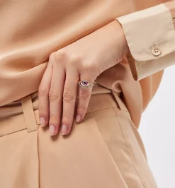 Petit Rose chevalier diamond ring