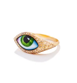Petit Vert chevalier diamond ring