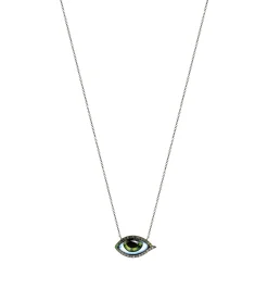 Petit Vert diamond and tsavorite necklace Pour Homme