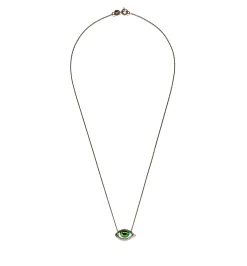 Petit Vert diamond and tsavorite necklace Pour Homme