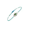 Petit Vert macrame diamond bracelet