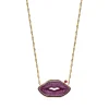 "Kiss me hard" big necklace