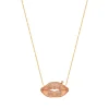 "Kiss me more" small necklace