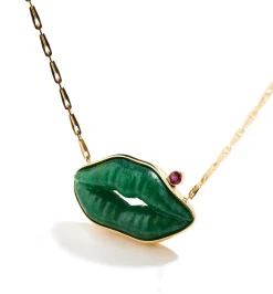 "Read my Lips" big necklace