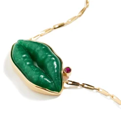 "Read my Lips" big necklace