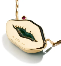 "Read my Lips" big necklace