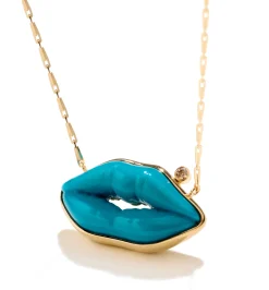 "True blue baby I love you" small necklace