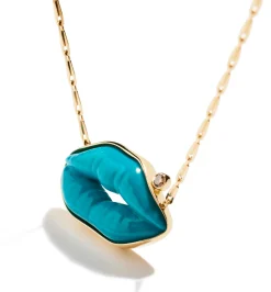 "True blue baby I love you" big necklace
