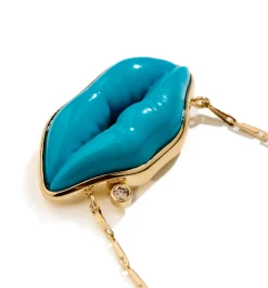 "True blue baby I love you" small necklace