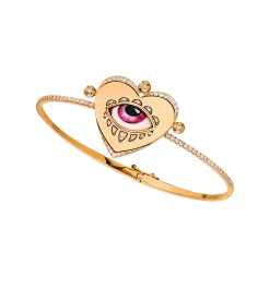 Rose coeur diamond bangle lito♡racil