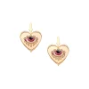 Rose coeur diamond earrings lito♡racil