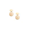 Round and Oval diamond earrings