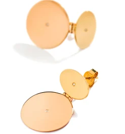 Round and Oval diamond earrings