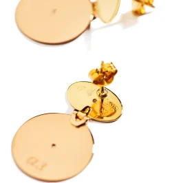 Round and Oval diamond earrings