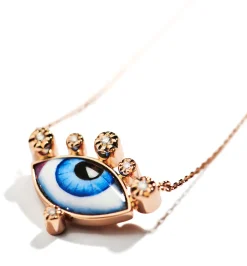 Russe Petit Bleu diamond necklace