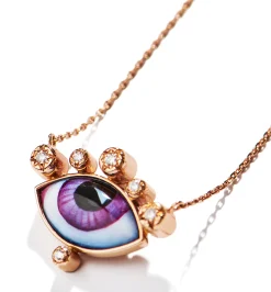 Russe Petit Mauve diamond necklace