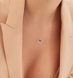 Russe Petit Rose diamond necklace