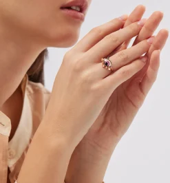 Russe Petit Rose ring