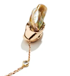 Sapphire, moonstone and pearl necklace