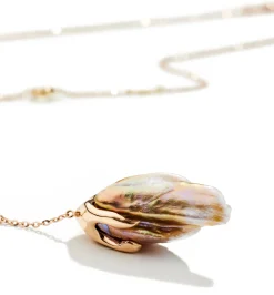 Sapphire, moonstone and pearl necklace