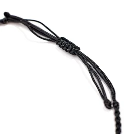 Small Andrea macrame diamond bracelet