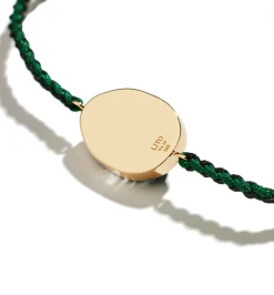 Small Gola diamond macrame men's bracelet
