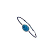Small Luna diamond macrame men's bracelet