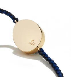 Small Luna diamond macrame bracelet