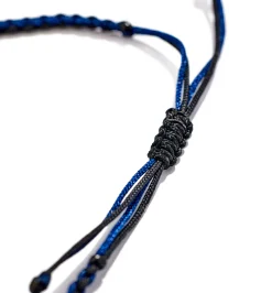 Small Luna diamond macrame bracelet