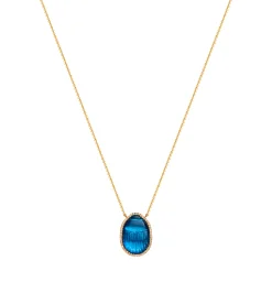 Small Luna diamond necklace