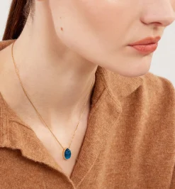 Small Luna diamond necklace