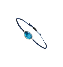 Small Luna macrame men's bracelet