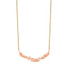 Three vintage corals necklace